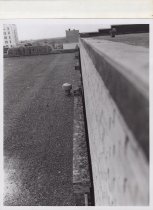 Black and white photograph of Kress rooftop