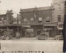 Black and white photograph of the building that would go on to become the K