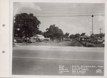 Black and white photograph of Kress empty lot