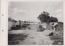 Black and white photograph of Kress empty lot
