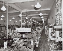 Black and white photograph of Kress sales floor