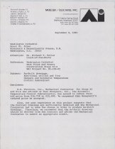 Letter Between Mueller Associates and the Cathedral