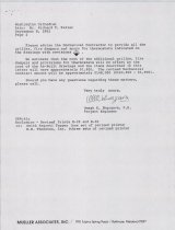 Letter Between Mueller Associates and the Cathedral