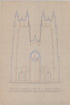 Comparison of Silhouettes of West Front of Washington Cathedral