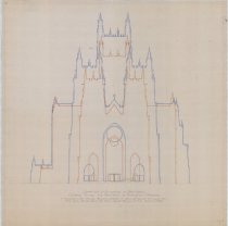 Comparison of Silhouettes of West Front of Washington Cathedral