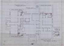 Bishop's House Plumbing Layout for Second Floor Plan