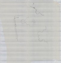 Bishop's House Sketch of Moulding Contours on Chapel Ceiling