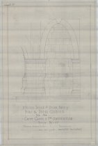 Revised Design for Stone Base of Piers and Stone Courses for the Crypt Chapel Second Construction