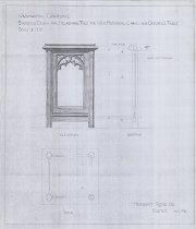 Suggested design for Occasional Table in War Memorial Chapel