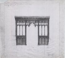 Amended Design for War Memorial Chapel Screen