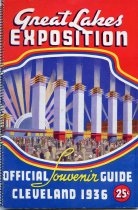 Great Lakes Exposition Official Souvenir Guide, Cleveland 1936, 25 cents, s