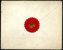 Envelope from 1889 Inaugural Ball Souvenir booklet