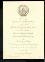 1977 Inaugural Ball Invitation