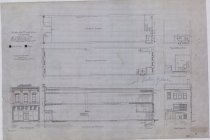 Plans and Elevations of Store at Cairo, Illinois