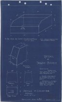 Detail of Trash Boxes  & Detail of Counter Stool