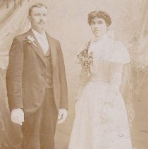 John & Kate Haab, Sr. wedding day 1897.