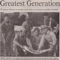 Roy Wahl of E. Helena in 1943.