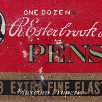 A box of pen nibs.
