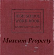 1908 High School Word Book