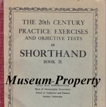 1931 shorthand book used in Boulder.