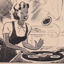 Menu ideas during WWII.