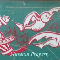 Child's chalkboard from Rainey home in Clancy.