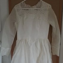 Maryanne Rainey's wedding dress from 1967.