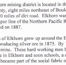 History of Elkhorn.