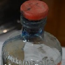 Liquid bluing from the Rainey home in Clancy.