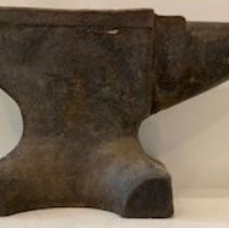 Anvil used at Carlson Ranch in Bernice.