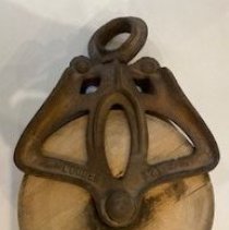 Louden barn pulley used at Carlson Ranch.