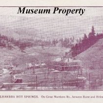 Alhambra Hot Springs postcard c1905.