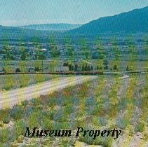 Back of the postcard of Boulder as seen from the Free Enterprise Health Min