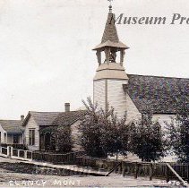 1910 Clancy Main Street featuring Methodist Church.