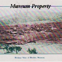 Birdseye view of Boulder postcard, 1915.