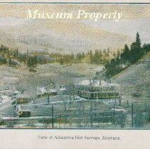 View of Alhambra Hot Springs, MT in 1911 Postcard.
