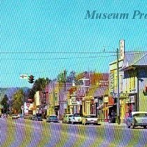 Main Street of Whitehall, Montana Postcard.