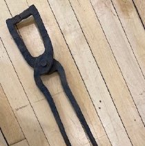 Farrier's pincer used in making horse shoes.