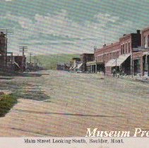 1910 postcard of Boulder, Montana.