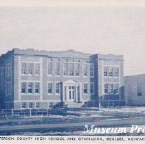 Jefferson County High School postcard.