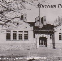 Grade School at Whitehall postcard.