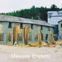 Mill and bunkhouse in Comet, Montana.