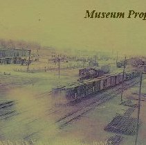 Bird's eye view of Whitehall, Montana.