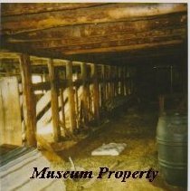 Interior of Albert Marks barn.