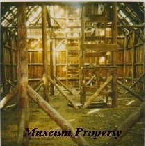 Interior of Albert Marks barn.