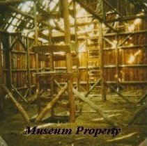 Interior of Albert Marks barn.