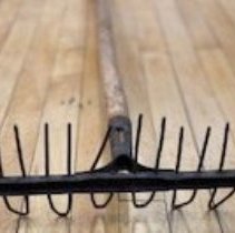 Rake used on Carlson Ranch in Bernice.