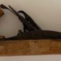 Stanley wood plane used at Carlson Ranch.