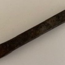 Cross cut chisel used at Carlson Ranch.