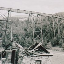 Great Northern railroad trestle in Corbin.